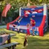 OZIS 13x10x10FT Inflatable Basketball Game with 5 Hoops