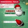 OZIS 21x13FT Christmas Inflatable Santa Claus with LEDs