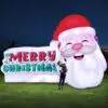 OZIS 21x13FT Christmas Inflatable Santa Claus with LEDs
