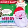 OZIS 21x13FT Christmas Inflatable Santa Claus with LEDs
