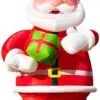 OZIS 27FT Inflatable Santa Claus Holding Gift