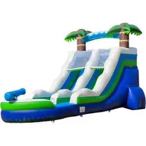 OZIS 23FT Commercial Inflatable Water Slide with Pool