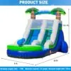 OZIS 23FT Commercial Inflatable Water Slide with Pool