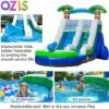 OZIS 23FT Commercial Inflatable Water Slide with Pool