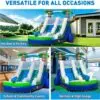 OZIS 23FT Commercial Inflatable Water Slide with Pool