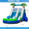 OZIS 23FT Commercial Inflatable Water Slide with Pool