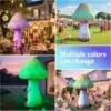 OZIS 6FT Inflatable Mushroom with Built-in LED Light