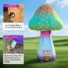 OZIS 6FT Inflatable Mushroom with Built-in LED Light