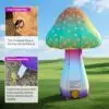 OZIS 6FT Inflatable Mushroom with Built-in LED Light
