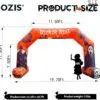 OZIS 20FT Halloween Inflatable Arch (No Lights)