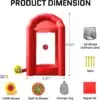 OZIS 8.2x5.2x5.2FT Inflatable Money Machine Booth