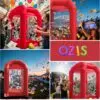OZIS 8.2x5.2x5.2FT Inflatable Money Machine Booth