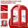 OZIS 8.2x5.2x5.2FT Inflatable Money Machine Booth