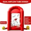 OZIS 8.2x5.2x5.2FT Inflatable Money Machine Booth