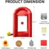 OZIS 8.2x5.2x5.2FT Inflatable Money Machine Booth