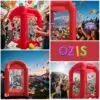 OZIS 8.2x5.2x5.2FT Inflatable Money Machine Booth