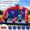 OZIS Inflatable Football Toss Game with 4 Balls