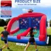 OZIS Inflatable Football Toss Game with 4 Balls