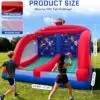 OZIS Inflatable Football Toss Game with 4 Balls
