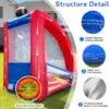 OZIS Inflatable Football Toss Carnival Game