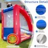 OZIS Inflatable Football Toss Carnival Game