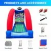 OZIS Inflatable Football Toss Carnival Game