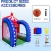 OZIS Inflatable Basketball Hoop Shot Game with Built-in Blower