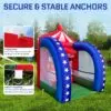 OZIS Inflatable Basketball Hoop Shot Game with Built-in Blower