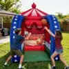 OZIS Inflatable Basketball Hoop Shot Game with Built-in Blower