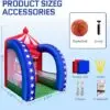 OZIS Inflatable Basketball Hoop Shot Game with Built-in Blower