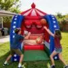 OZIS Inflatable Basketball Hoop Shot Game with Built-in Blower