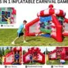 OZIS 5-in-1 Inflatable Carnival Game Court