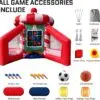 OZIS 5-in-1 Inflatable Carnival Game Court