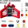 OZIS 5-in-1 Inflatable Carnival Game Court