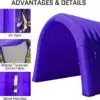 OZIS 16FT Inflatable Football Tunnel Entrance