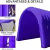 OZIS 16FT Inflatable Football Tunnel Entrance