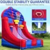 OZIS Inflatable Basketball Hoop Shoot Game (Easy Setup)