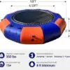 OZIS 10FT Inflatable Water Trampoline