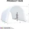 OZIS 24FT Inflatable Sports Tunnel Entrance