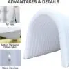 OZIS 24FT Inflatable Sports Tunnel Entrance