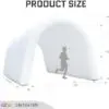 OZIS 24FT Inflatable Sports Tunnel Entrance