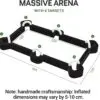 OZIS Inflatable Soccer Pool Table Game
