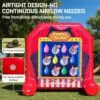 OZIS 6.1FT 2-in-1 Tic-Tac-Toe Carnival Game