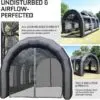 OZIS Inflatable Batting Cage with Blower