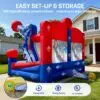 OZIS Inflatable Basketball Party Game with 4 Balls & Blower