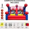 OZIS Inflatable Basketball Party Game with 4 Balls & Blower