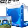 OZIS Inflatable Axe Throwing Ball Toss Game