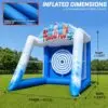 OZIS Inflatable Axe Throwing Ball Toss Game