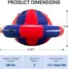 OZIS 6.5FT Inflatable Dome Rocker Bouncer