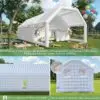 OZIS 39x20x13FT Inflatable Nightclub Party Tent with Pavilion